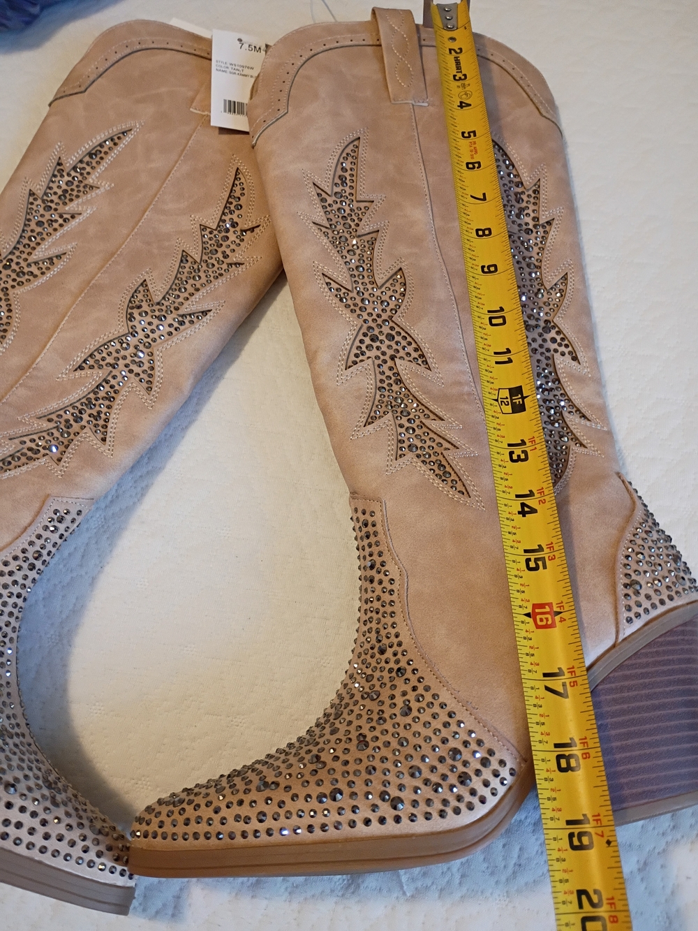 Women's Rhinestone Western Boot✨ - Picture 4 of 10